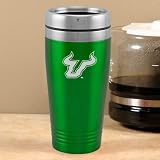 NCAA South Florida Bulls Green 16oz. Team Logo Thermo Travel Tumbler