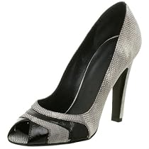 Georgina Goodman Women's Florie Two-Tone Pump,Black/Natural,37.5 EU (US Women's 7.5 M)