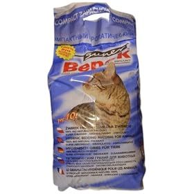 Super Benek Bentonite Clay Ultra Clumping Ocean Cat Litter 10 Litre