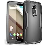 Moto X Case, SUPCASE [Unicorn Beetle Series] for All New Motorola Moto X (2nd Gen.) Phone 2014 Release, Premium Hybrid Bumper Case (Frost Clear/Black) - Not Fit Moto X Phone (1st Gen.) 2013 Release
