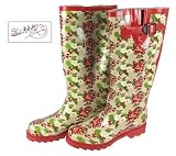 (Scribble) Ladies Printed Wellington Boots Size 37/4