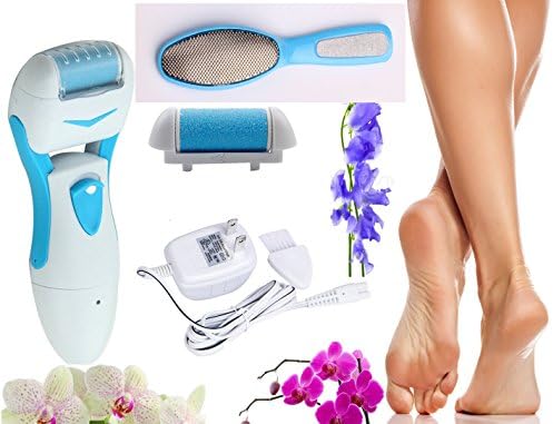 Smooth Feet 2 in 1 Combo Electric and Manual Bonus Pack (Blue)
