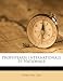Prophylaxie Internationale Et Nationale