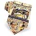Men's Silk Egyptian Wall Art Wings Tie by Museum Artifacts in Cream