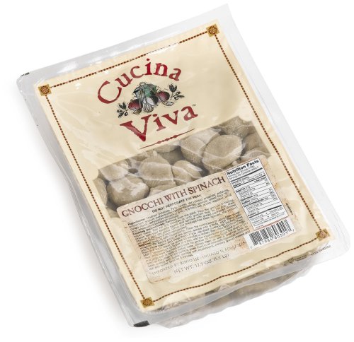 Childrens Toyshop  Health & Personal Care : Cucina Viva Gnocchi with Spinach, 17.5-Ounce Packages (Pack of 12)