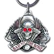 Bad To The Bone Premium Biker Keychian