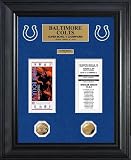 Indianapolis Colts - Super Bowl 5 V - Tickets - Coins - Framed Photo Picture