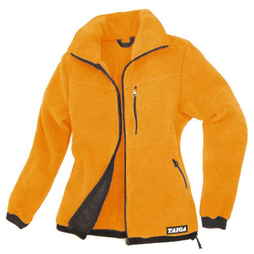 TAIGA Fleece Jacket-300 - Women's Polartec-300 Fleece Jacket, Gold, MADE IN CANADA