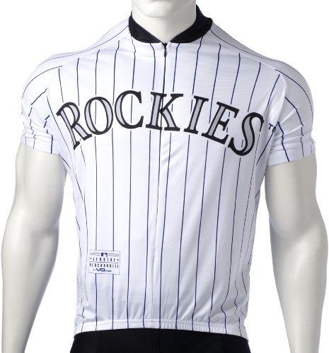 MLB Colorado Rockies Women's Jersey, White, Small
