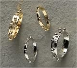 Club Pack of 12 Assorted Gold/Silver Plated Rosary Rings