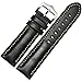 For Samsung Galaxy Gear S2 , Lucoo® Genuine Leather Watch Band Strap + Adapters For Samsung Galaxy Gear S2 R720 (Black)