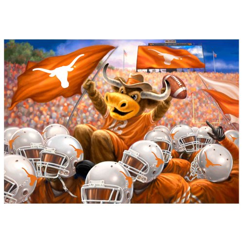 UNIVERSITY OF TEXAS LONGHORNS Scenic Blanket STADIUM SCENE-UNIVERSITY OF TEXAS LONGHORNS Fleece Blanket by Sykel