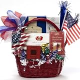 Art of Appreciation Gift Baskets   America the Beautiful Patriotic Basket