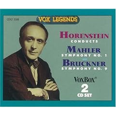 Horenstein conducts Mahler Symphony No. 1 & Bruckner Symphony No. 9