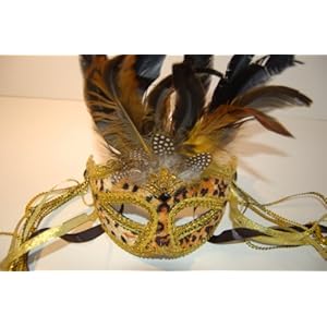 leopard masquerade masks