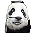 OrrinSports Felt Fabric School Backpack Bags 3D Animal Print Cute Laptop Hiking Daypacks 16