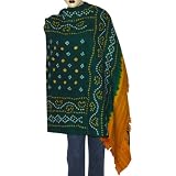 Shawl Wrap Tie & Dye Wool Accessory 80 x 35 inches
