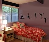 Girls Gymnastics - Vinyl Wall Art Decal Stickers Decor Graphics