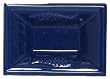 Blue Fish Ceramic Pottery Salmon Rectangle Nut Dish Set of Four 5" x 3 1/2" x 1 1/4"