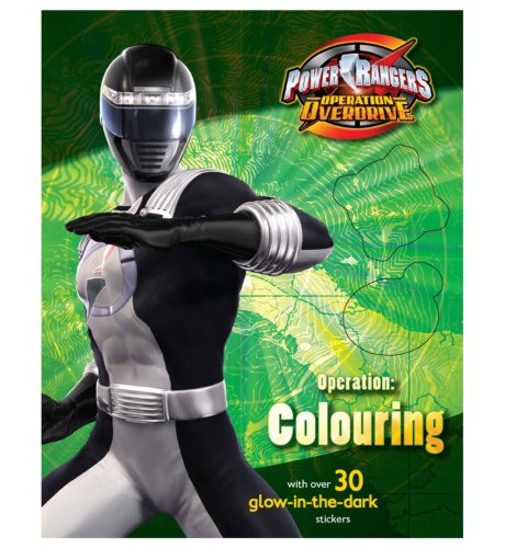 Power Rangers Operation Overdrive Colouring Book