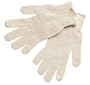 Memphis Natural Cotton Poly String Knit Gloves - L