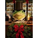 Avanti Christmas Cards, Frog Cratchit, 10 Count