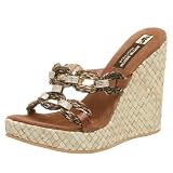 Antik Denim Women's Logan Woven Wedge Slide
