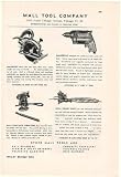 1946 Mall Tool Co Saw Drill Vibrator Chain Saw Print Ad (50074)