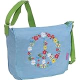 Miquelrius Agatha Ruiz de la Prada Peace & Love Blue Messenger Bag