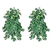 TWO 36" Ivy / Pothos / Variegated Ivy Mixed Artificial Hanging Bushes