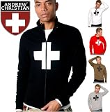 Andrew Christian Super Cross Zipper Sweatshirt