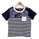 クリフメイヤー キッズ ウェーブボーダーTシャツ 110 NAVY 1453505K