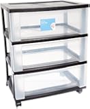 IRIS 3-Drawer Wide Cart