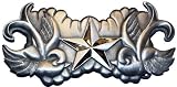 S17 Black Painted Star Bird Belt Buckle Tattoo swallow Sparrow