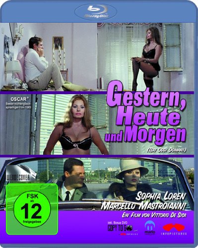 S.A.D. Home Entertainment GmbH Gestern, Heute und Morgen (Ieri, Oggi e Domani) [Blu-ray]