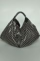 Deux Lux The Raina Metallic New Fortune Bag in Black,Bags (Handbags/Totes) for Women