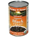 Westbrae Natural Vegetarian Organic Black Beans, 15 Ounce Cans (Pack of 12)