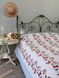 Chasing Butterflies ~ French Country Butterfly King Bedspread