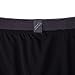 David Archy Men's 4 Pack Low Rise Ribbed Micro Modal Boxer Briefs (L, Black)