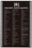 101 Greatest Movie Quotes - 24x36 poster