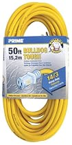 Prime Wire and Cable LT 511730 50-Foot 14/3 Sjtow Bulldog Lighted Outdoor Extension Cord