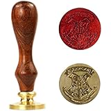 UNIQOOO Arts and Crafts Hogwarts Magic School Badge Vintage Wax Seal Stamp