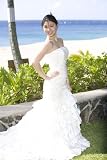 EXQUISITE! Romantic Ruffled Beach Wedding Dress