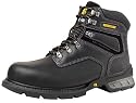 Caterpillar Mens Foundation Steel Toe Safety Boot Black