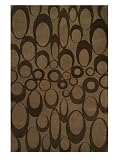 Rug Republic Berkshire Circles Rug, Brown, 7'9 x 9'9