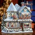 Thomas Kinkade Night Before Christmas Story House NEW