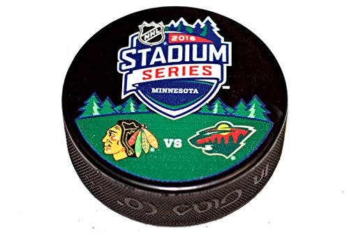 2016 NHL Minnesota Stadium Series Dueling Style Hockey Puck