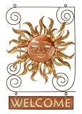 Radiant Sun Welcome Sign Home front Door Decor wall plaque patio patio decoration