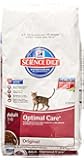 Hill's Science Diet Adult Optimal Care Original Dry Cat Food, 17.5-Pound Bag