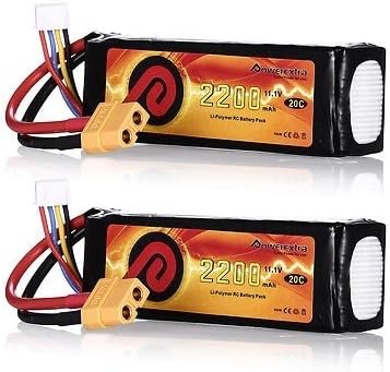2x Lipo Battery For DJI Phantom Cheerson CX20 Quad 2200mAh 3S 11.1V 20C RC Plane